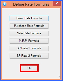 fmcg pur vocher define rate formulas